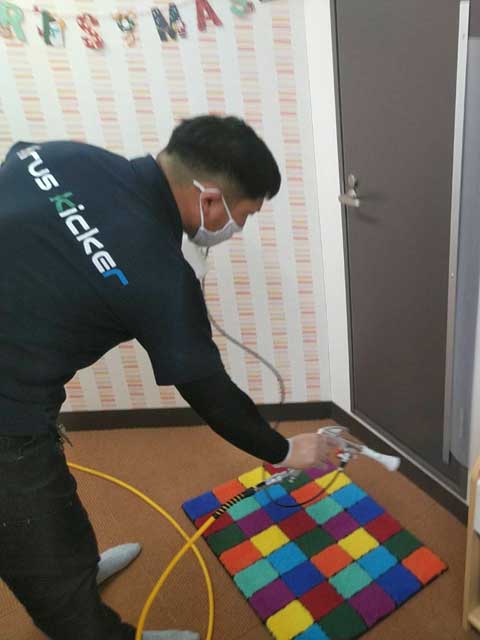 光触媒室内抗菌コーティング|幼児教室